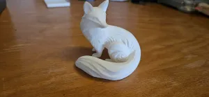 Eleganter Fuchs, Elegant Art Fox, Elegante Zorro Artístico