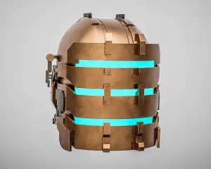 Dead Space Engineer Helmet - 3D Printable STL Model