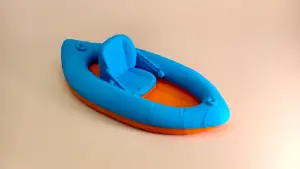 【浴缸玩具】可以浮在水上的皮划艇