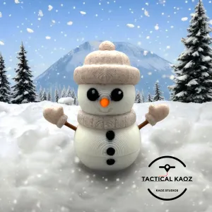 Wiggly Winter Snowman Flexy Articulating Snowman