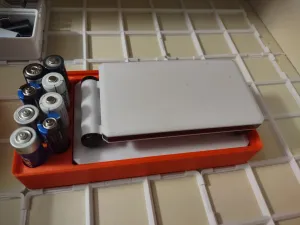 LED Lamp and batteries bin