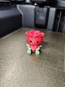 Cute Rose Heart Figurine | Lovely 3D Printable Flower
