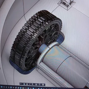 wheel with rubber 4mm