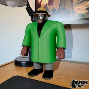MADVILLAIN X SUPER7 VINYL FIGURE- MFDOOM - MADLIB (multipart