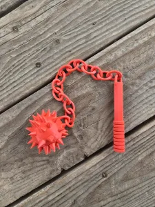 Spiked Mace on Chain