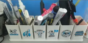 Multi specification pen holder