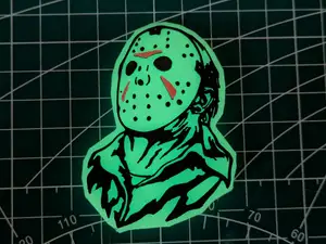 Jason Voorhees Portrait 8mm magnet v2