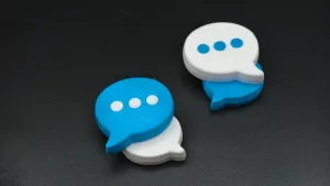 对话气泡磁吸留言冰箱贴
