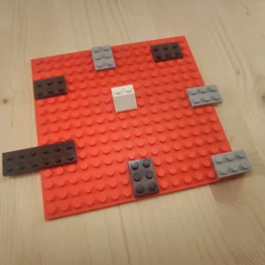 Plate 130x130 lego compatible