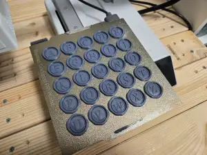 Wax Seals with Editable Lettering and Alphabet