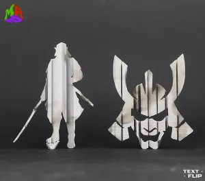 Text Flip - Samurai