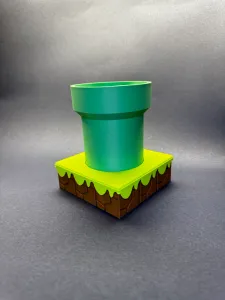 Pipe planter Super Mario inspired