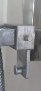 Brush and squeegee holder for shower