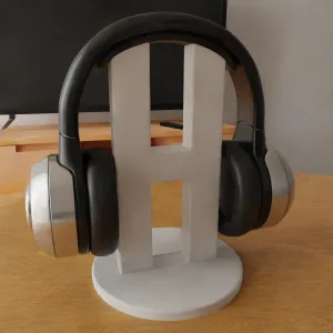 headphone holder stand letter H