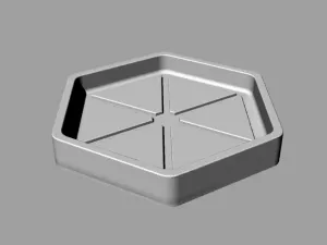Hexagon Pot Saucer, Planter Saucer, Pot Tray For Drainage