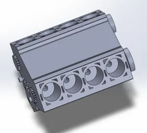 V8 engine