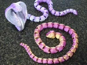 Articulated Ekans and Arbok Snake Toys