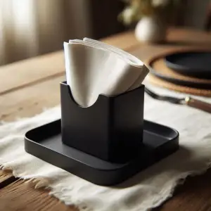 Modern Napkin Holder with Base – Perfect for Festive Tables
