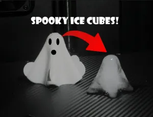 Ghost shaped ice maker