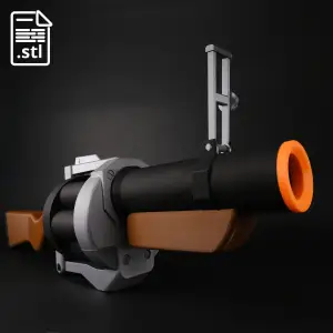 Team Fortress 2 Grenade Launcher - 3D Printable STL for Cosp