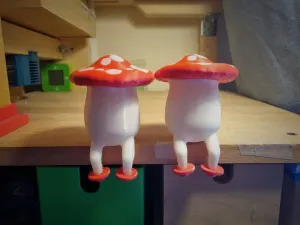 Fluffy Walking Mushrooms