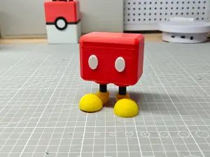 Cartoon Character Creative Storage Box with Lid
