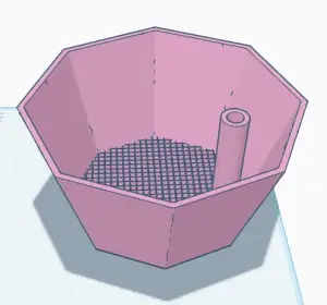 3D-модели кашпо с волнами для фитильного полива