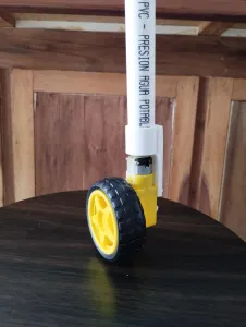 Motor support for 1/2 inch PVC