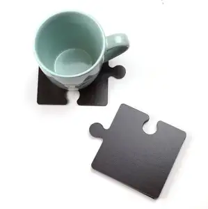Puzzle Cement Coaster Silicone Molds Concrete