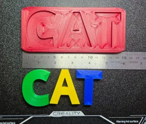 Montessori CAT Alphabet Puzzle Toddler Shape Matching Board