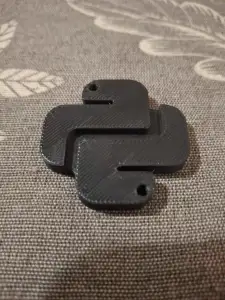 Python Logo Keychain