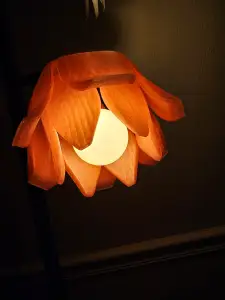 Pink Flower Lamp Shade
