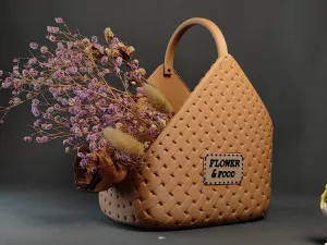 编织质感野餐篮&花篮