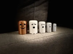 Stackable Pumpkins and Ghosts