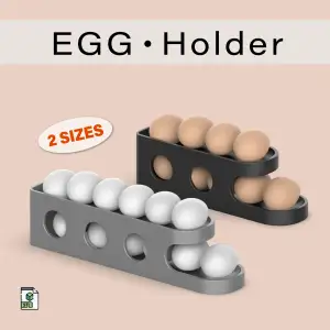 3D Egg Holder, 2 Size Egg Dispenser, Egg Storage Modern Unit