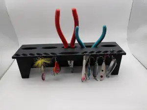 Fishing Tool Rack + Lure Holder (T-Track Mount)