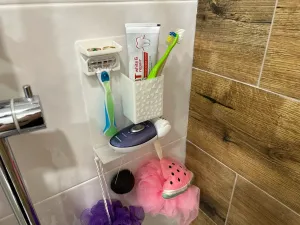 Bath wall organizer