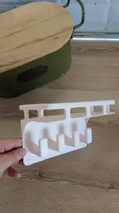 Kitchen cloth hanger and spice rack
