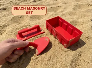 Beach Masonry Toy Set - Build Sand Castles
