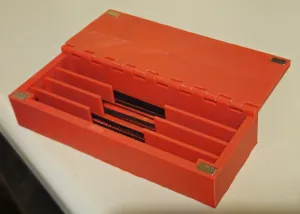 Scrollsaw blade box for 130mm blades