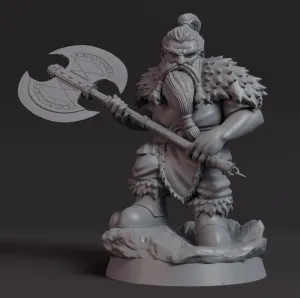 Dwarf RPG Miniature
