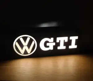 VW Golf Polo GTI MK 1 2 3 4 5 6 7 8 Rabbit LED Lightbox