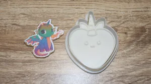 cookie cutter unicorn heart
