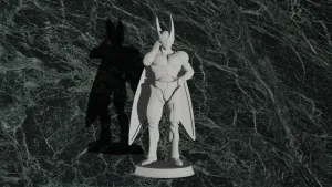 Cell Dragon Ball Z #7 Optimized for 3D Printing