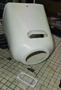 Model aeroplane air intake