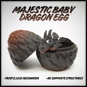 Majestic Baby Dragon Egg