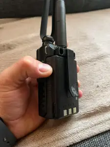Baofeng UV 5R transceiver adapter for USB C battery belt