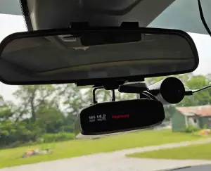 Escort radar detector mount for 11th gen civic