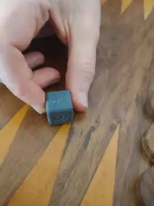 Doubling dice for backgammon