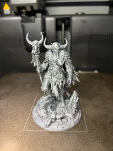 Dark Shaman Warrior-Fantasy Tribal Figurine